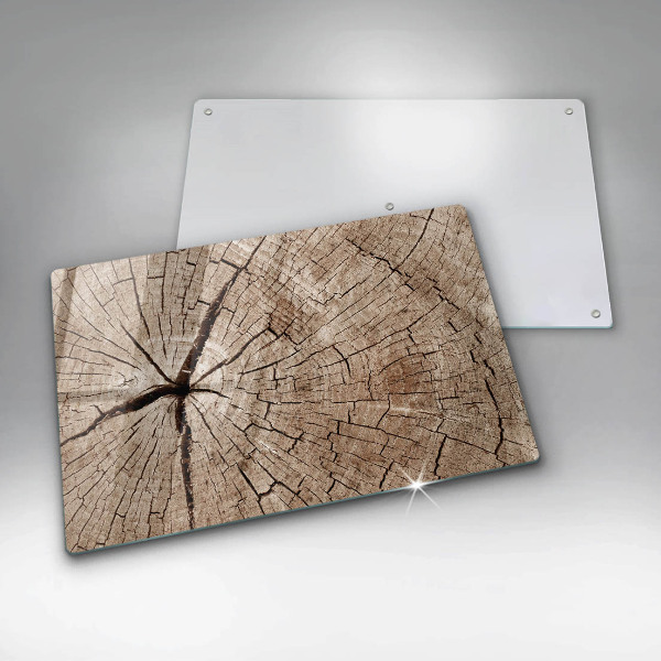 Protège plaque de cuisson Coupe transversale d'un arbre