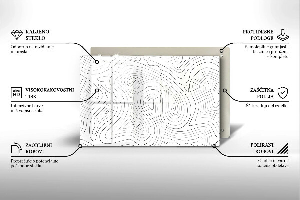 Protège plaque de cuisson Formes abstraites