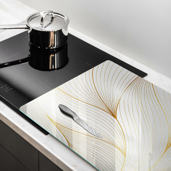 Protège plaque de cuisson Modèle de lignes modernes