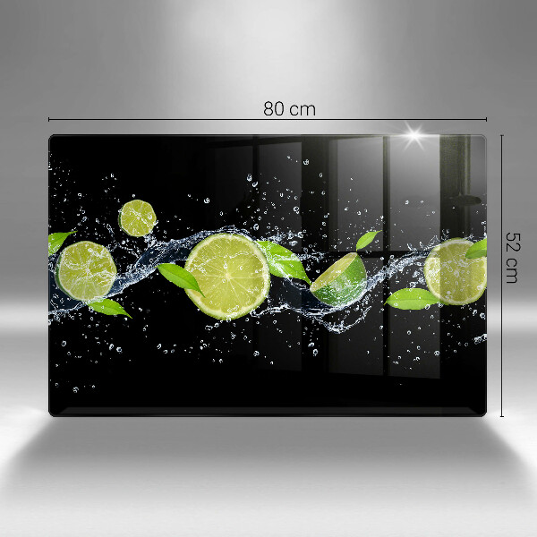 Protège plaque de cuisson Eau de menthe citronnée