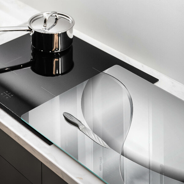 Protège plaque de cuisson Conception de lignes abstraites