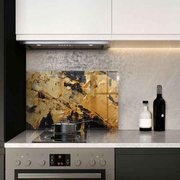 Protège plaque de cuisson Texture de peinture élégante