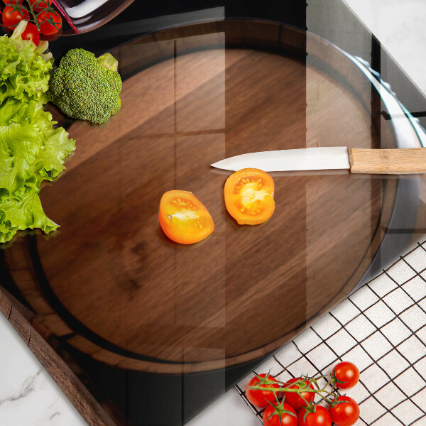 Protège plaque de cuisson Verre à vin en tonneau