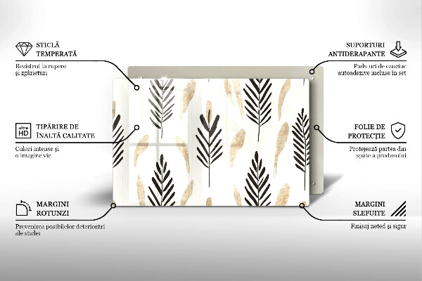 Protège plaque de cuisson Plantes bohèmes