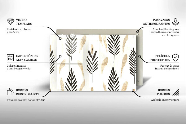 Protège plaque de cuisson Plantes bohèmes