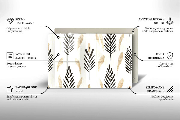 Protège plaque de cuisson Plantes bohèmes