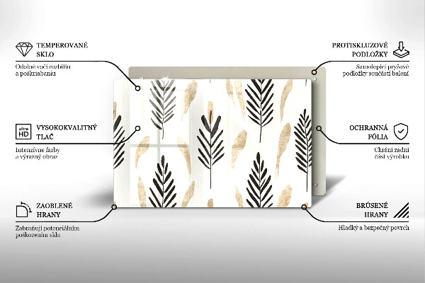 Protège plaque de cuisson Plantes bohèmes