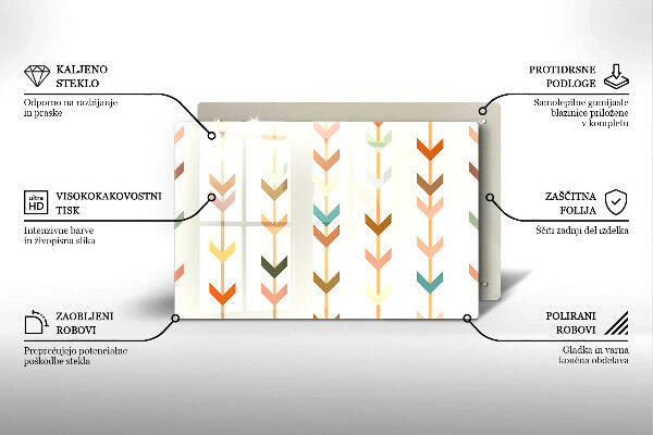 Protège plaque de cuisson Éléments géométriques