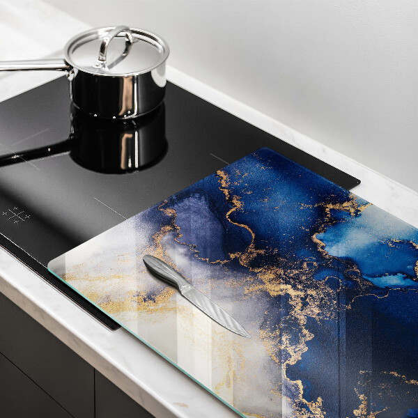 Protège plaque de cuisson Abstraction de marbre