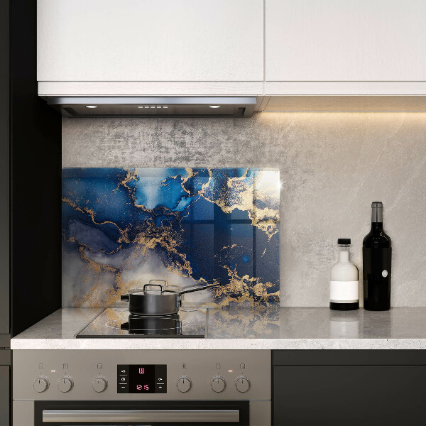 Protège plaque de cuisson Abstraction de marbre