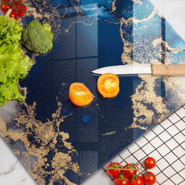 Protège plaque de cuisson Abstraction de marbre