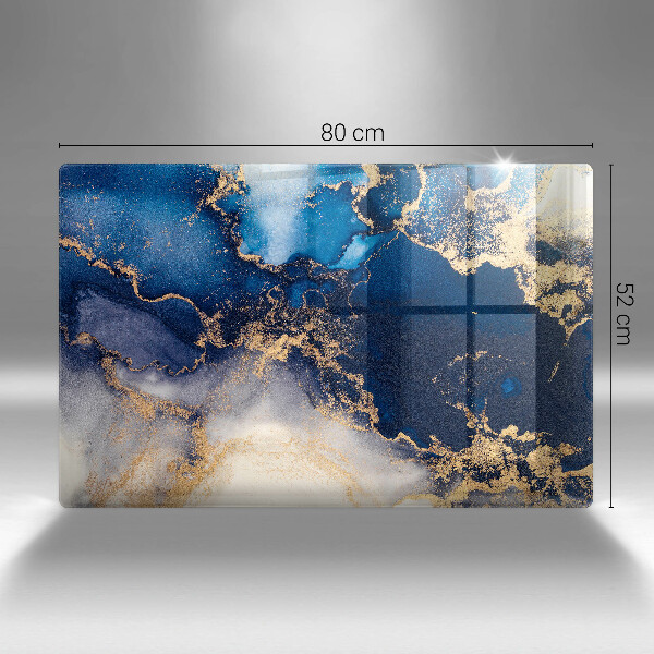 Protège plaque de cuisson Abstraction de marbre