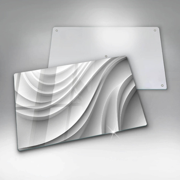 Protège plaque de cuisson Lignes géométriques