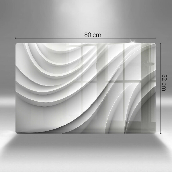 Protège plaque de cuisson Lignes géométriques