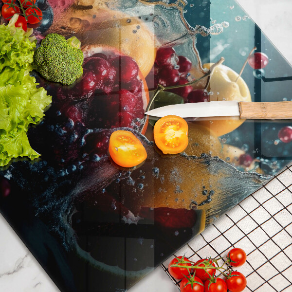 Protège plaque de cuisson Fruits dans l'eau