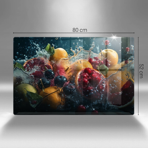 Protège plaque de cuisson Fruits dans l'eau