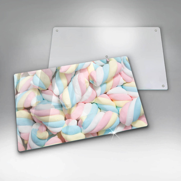 Protège plaque de cuisson Guimauves colorées