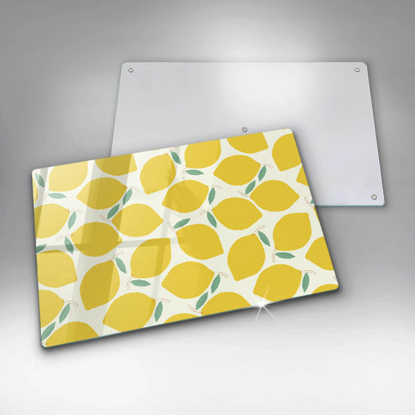 Protège plaque de cuisson Citrons de dessin animé