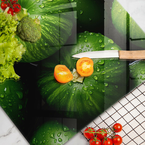Protège plaque de cuisson Citrouilles vertes