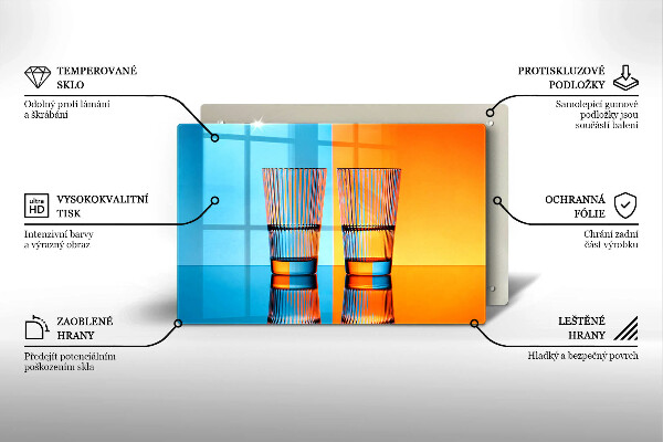 Protège plaque de cuisson Deux verres d'eau