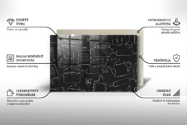 Protège plaque de cuisson Accessoires de cuisine de dessin animé