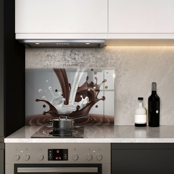 Protège plaque de cuisson Lait et chocolat