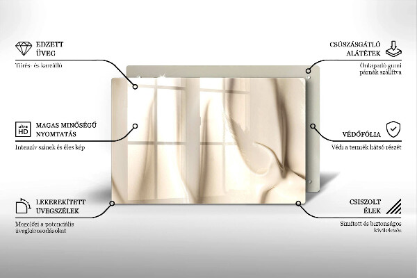 Protège plaque de cuisson Glace crémeuse