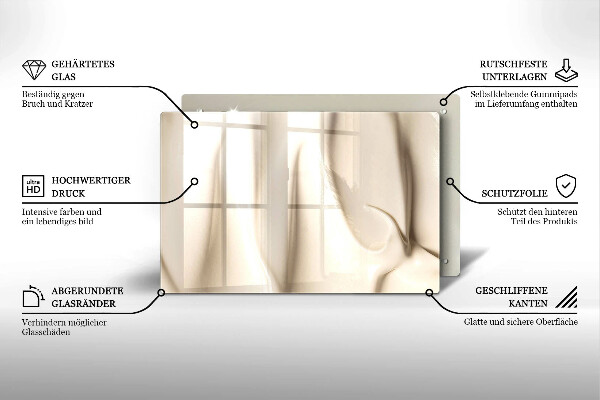 Protège plaque de cuisson Glace crémeuse