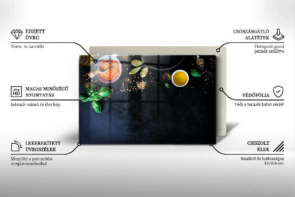 Protège plaque de cuisson Bols d'épices