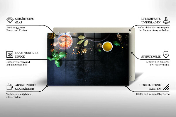 Protège plaque de cuisson Bols d'épices