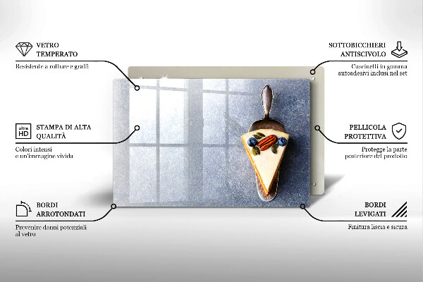 Protection pour plaque de cuisson Part de gâteau