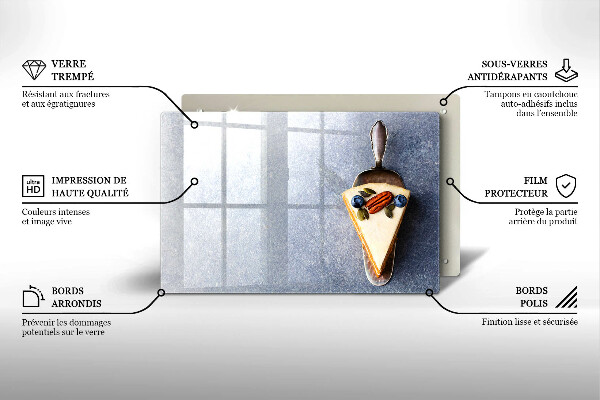 Protection pour plaque de cuisson Part de gâteau