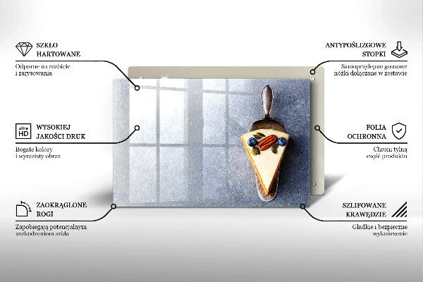 Protection pour plaque de cuisson Part de gâteau