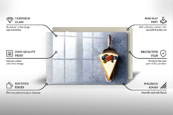 Protection pour plaque de cuisson Part de gâteau