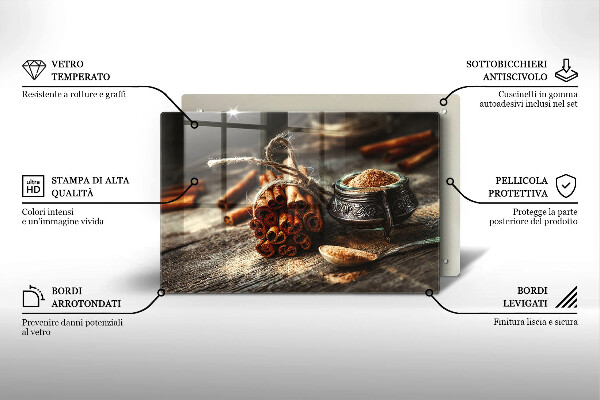 Protection pour plaque de cuisson Gousses de vanille