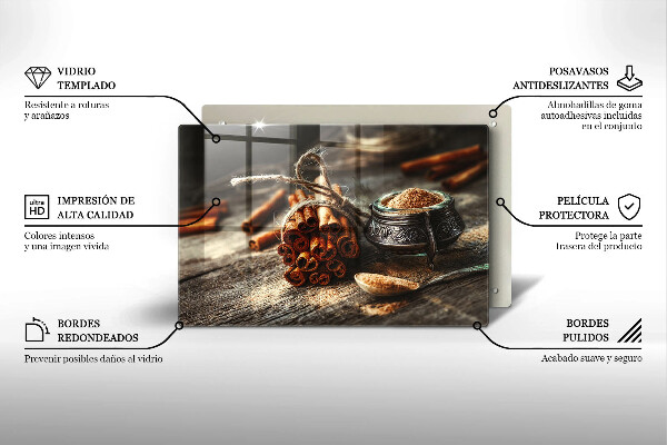 Protection pour plaque de cuisson Gousses de vanille