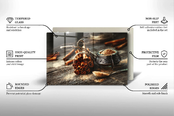 Protection pour plaque de cuisson Gousses de vanille