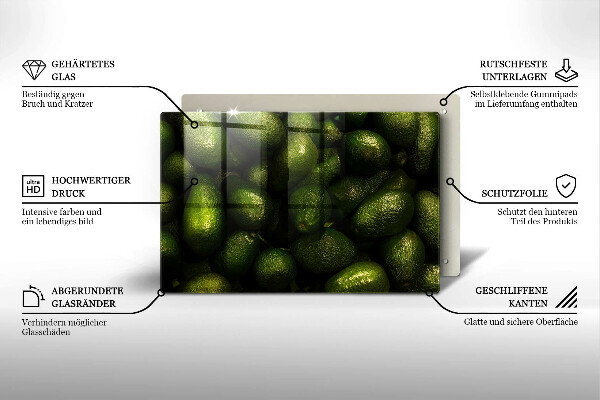 Protection pour plaque de cuisson Fruit d'avocat