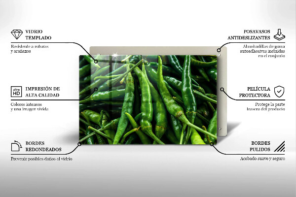 Protection pour plaque de cuisson Cosses de petits pois