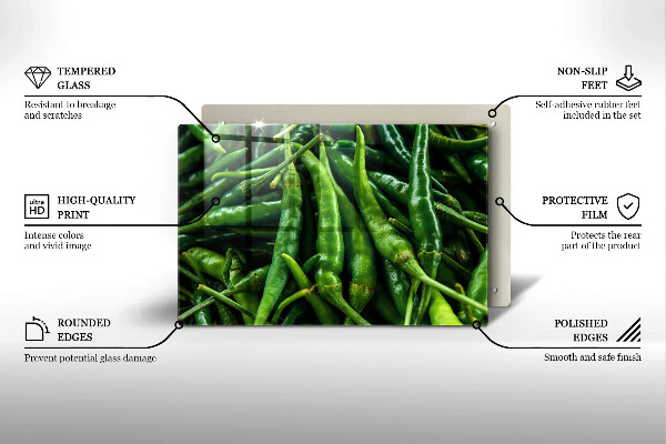 Protection pour plaque de cuisson Cosses de petits pois