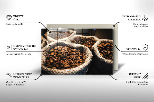 Protection pour plaque de cuisson Sacs de grains de café