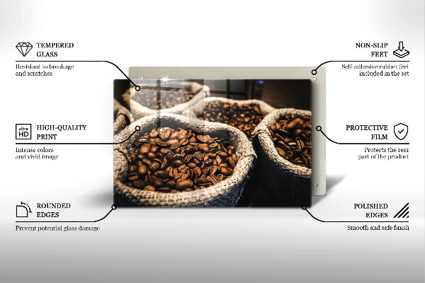 Protection pour plaque de cuisson Sacs de grains de café