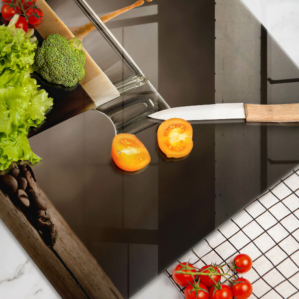 Protection pour plaque de cuisson Verre et grains de café