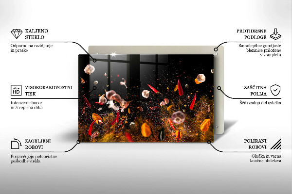 Protection pour plaque de cuisson Épices piquantes