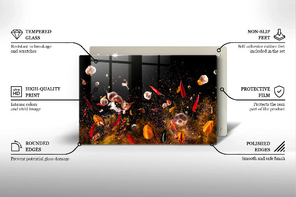 Protection pour plaque de cuisson Épices piquantes