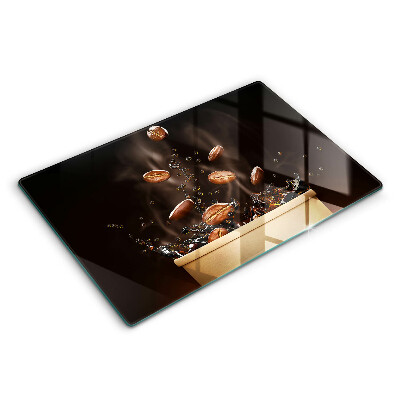 Protection pour plaque de cuisson Grains de café chauds
