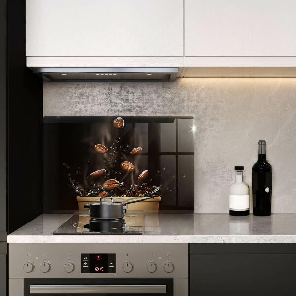 Protection pour plaque de cuisson Grains de café chauds