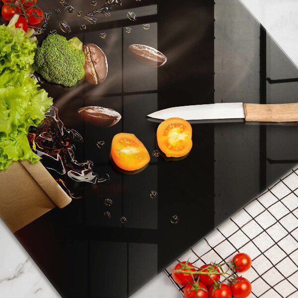 Protection pour plaque de cuisson Grains de café chauds