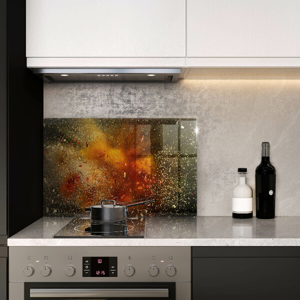 Protection pour plaque de cuisson Épices colorées