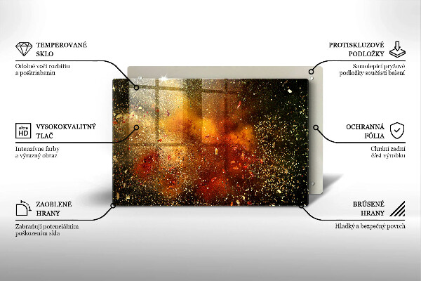 Protection pour plaque de cuisson Épices colorées